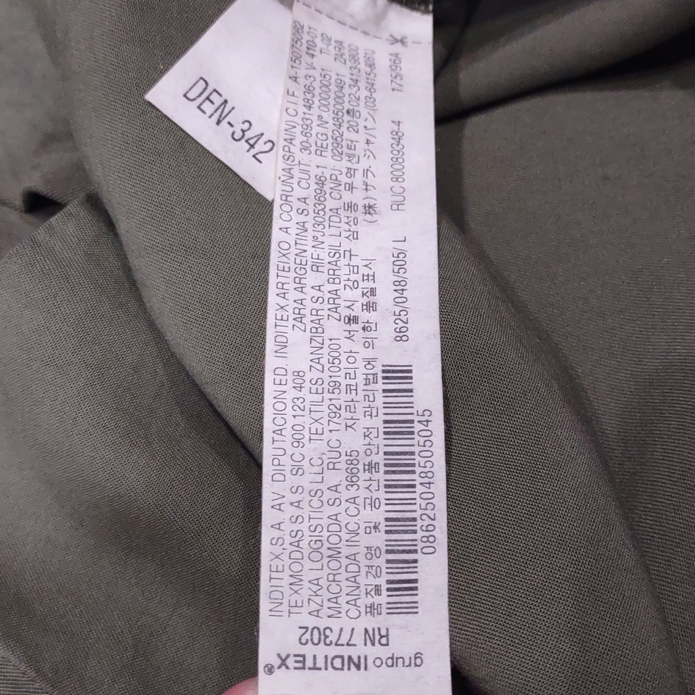 ZARA SRPLS LONG SLEEVE SHIRT. - Picture 8 of 17